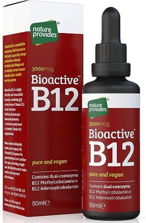 nature provides b12 liquid vitamin drops 3000 mcg methylcobalamin plus