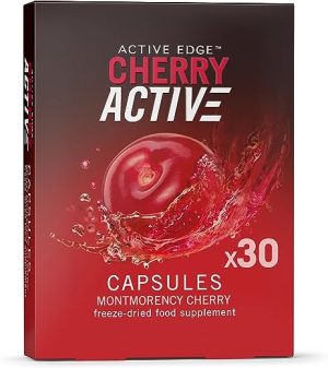 active edge cherryactive capsules 100 pure montmorency cherry powder