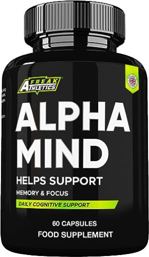 Alpha Mind Nootropic - Stimulant Free No Caffeine - Brain & Cognitive Support - Boost Energy, Focus and Mental Performance