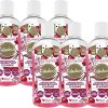 Fabulosa 4 in 1 Concentrated Antibacterial Disinfectant All Purpose Cleaner, 220ml, 6 Pack, Black Cherry Merlot