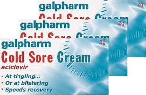 galpharm cold sore cream 2g x 3 packs
