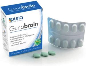 GunaBrain Nootropic Brain Supplement for Better Mental Efficiency Natural Cognitive Enhancer 30 Tablets