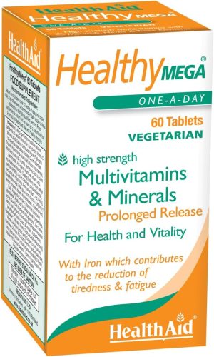 HealthAid Healthy Mega - Prolong Release - 60 Vegetarian Tablets