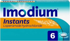 Imodium Instants - Fast Dissolving Tablets for On-The-Go Diarrhoea Relief in Under 1 Hour, 6 Count (Pack of 1)