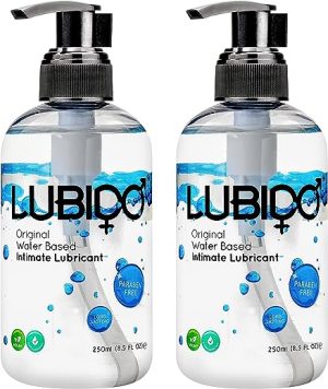 Lubido Original Water Based Paraben Free Intimate Gel Lube – 250ml (Pack of 2)