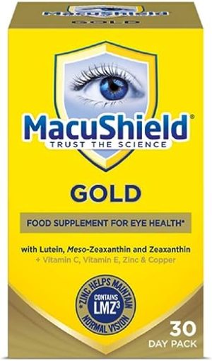 MacuShield Gold Food Supplement - Capsule, 30 Day Pack