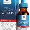 Medi Grade Sodium Bicarbonate Ear Wax Removal Drops, 10ml - 100% Natural Ear Cleaner Ear Wax Removal Kit Drops for Softening & Removing Earwax...