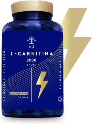 natural l carnitine 2000mg 150 capsules 75 days high concentration fat