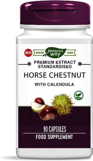 natures way horse chestnut with calendula premium standardised extract