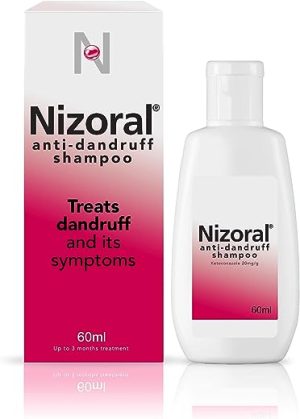 nizoral anti dandruff shampoo 60ml clinically proven treatment for dandruff