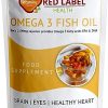 Omega 3 Fish Oil 1000mg Double Strength EPA & DHA Softgel Capsules, 30 (1 Month Supply) Premium Fish Oil Capsules 1000mg, Made in The UK