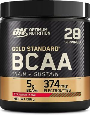 Optimum Nutrition Gold Standard BCAA Train + Sustain, Amino Acids Pre Workout Powder, Sports Drink with Vitamin C, Zinc, Magnesium and...