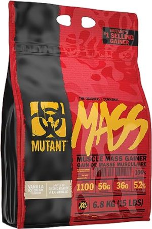 PVL Mutant Mass Weight Gainer Shake Powder, Vanilla, 6.8kg