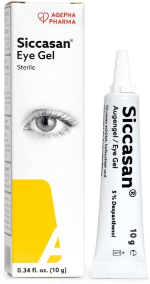 Siccasan Intensive Dry Eye Gel with Carbomer and Dexpanthenol | Corneal Gel & Eye Lubricant | Eye Gel for Dry Eyes| Relief Against Irritated and...