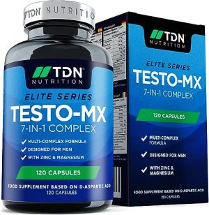 Test Boosters for Men - Premium Testosterone Supplement XL 60 Days Supply, Supports Normal Testosterone Levels & Muscle - Zinc & Magnesium Booster...