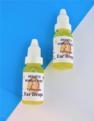 verbascum ear drops adults children easy to use dropper bottle 30ml berwitz