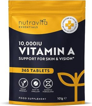 vitamin a 10 000 iu 365 vitamin a tablets 1 year supply high strength