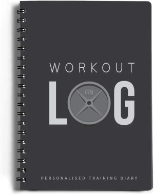 workout planner for daily fitness tracking goals setting a5 size 6 x 8