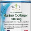 Marine Collagen 1200mg | 120 High Strength Collagen Capsules Supplements for Women & Men Pure Superior Type 1 Hydrolysed Marine Collagen Enhanced...