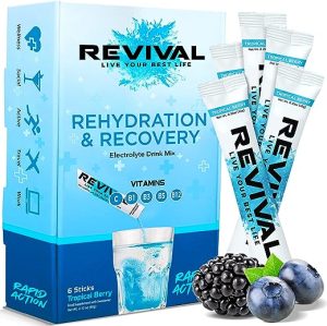 revival rapid rehydration electrolytes powder high strength vitamin c b1